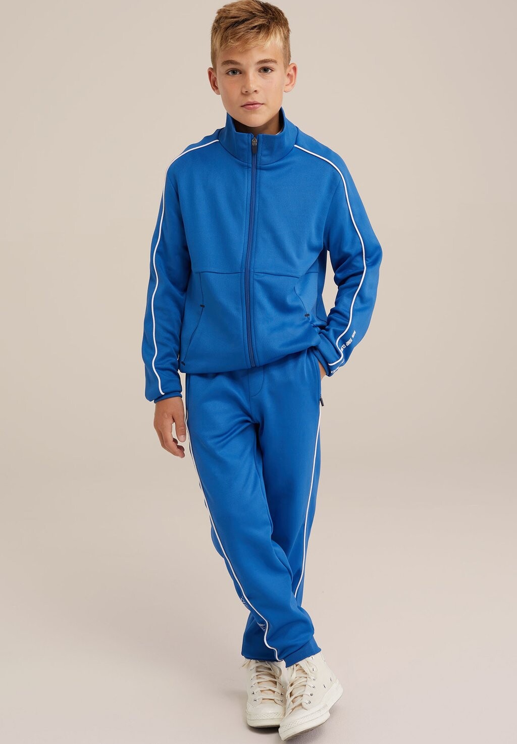 

Спортивные брюки WE Fashion, цвет Mottled Dark Blue