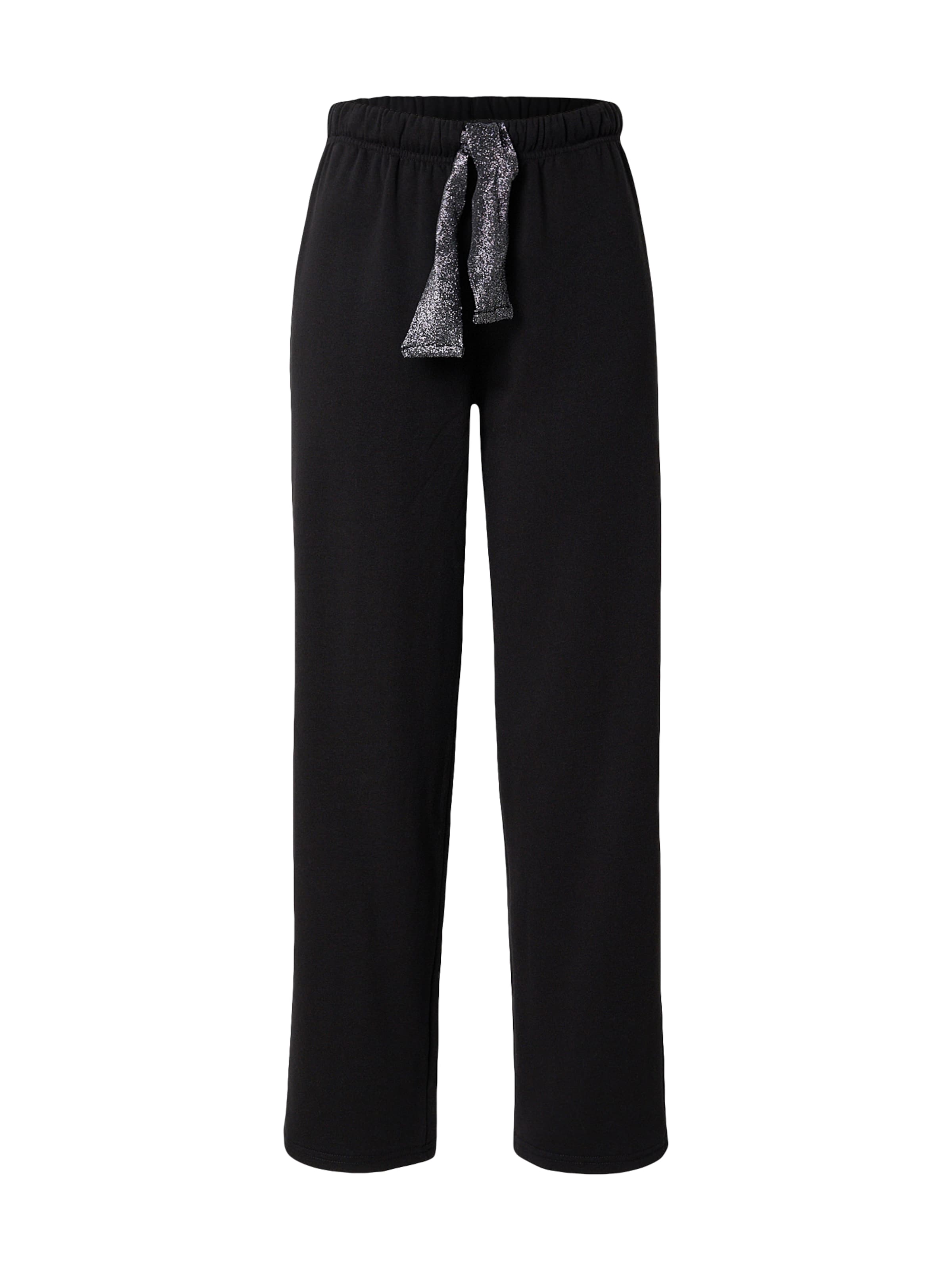 

PIECES Широкие брюки 'PCCHILLI' в черном цвете