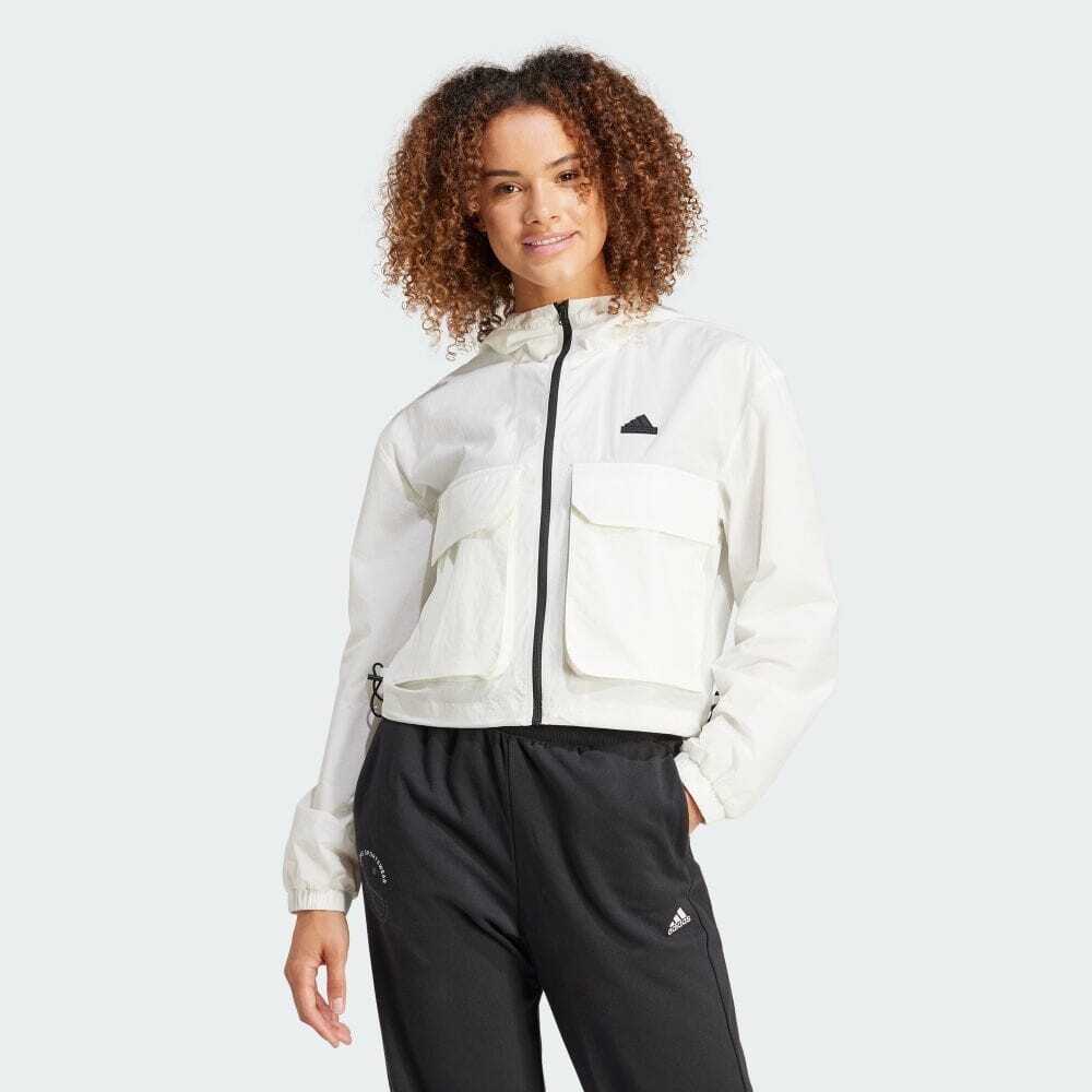 

Ветровка Adidas City Escape Lightweight Windbreaker, цвет Off White