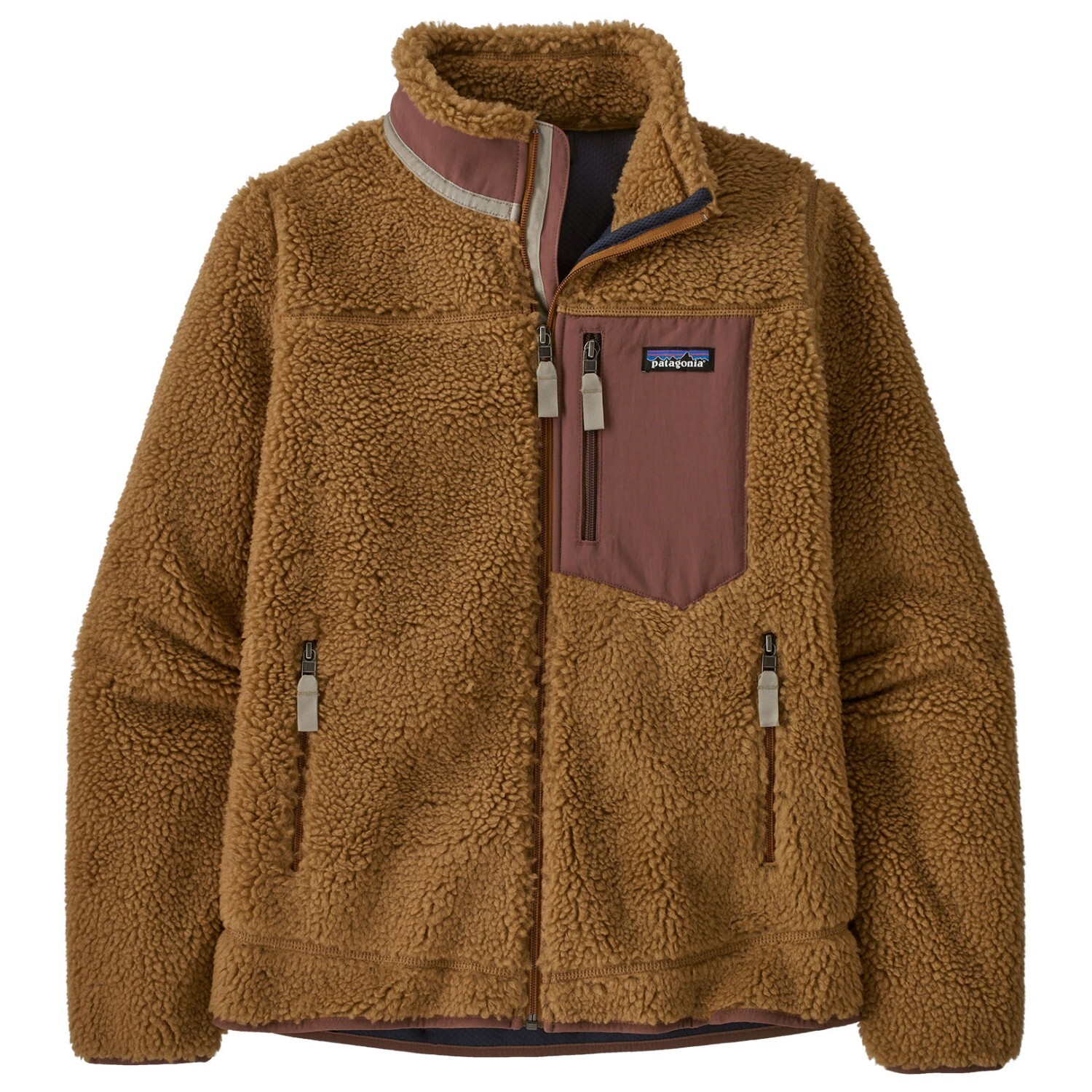 

Флисовая куртка Patagonia Classic Retro-X Jacket, цвет Nest Brown with Dulse Mauve