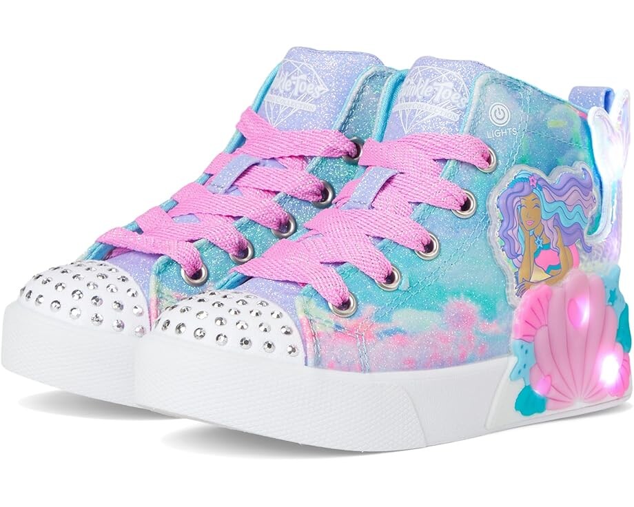 

Кроссовки SKECHERS KIDS Twinkle Magic - Mermaid Sea 314326L, цвет Blue/Multi