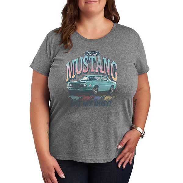 

Футболка с принтом Ford Mustang Eat My Dust! Plus Size Licensed Character, Heather Gray, Бежевый, Футболка с принтом Ford Mustang Eat My Dust! Plus Size Licensed Character, Heather Gray