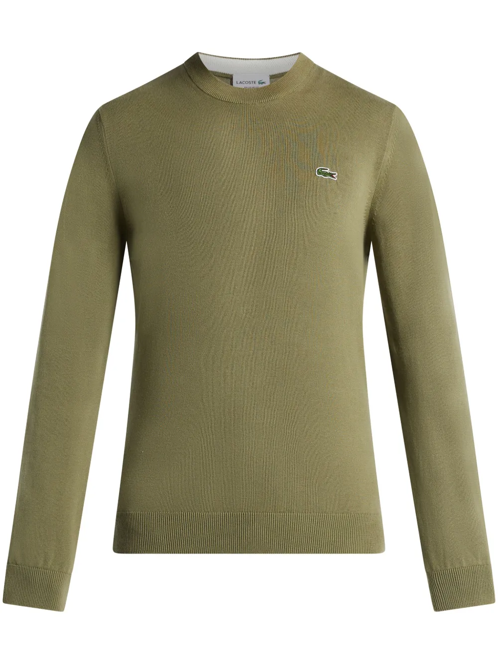

Джемпер с нашивкой-логотипом Lacoste, зеленый