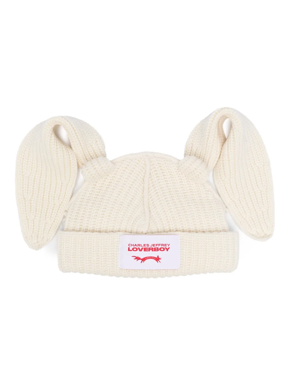 

Шапка бини с ушками Charles Jeffrey Loverboy, нейтральный