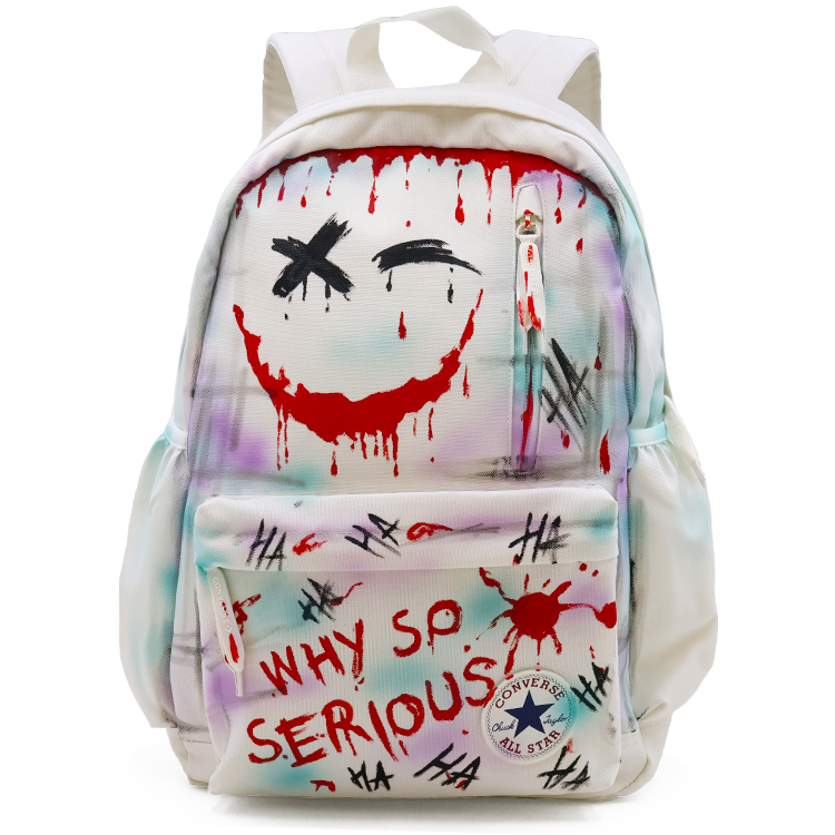 

Converse Полиэстеровый рюкзак средний унисекс белый, White Red
