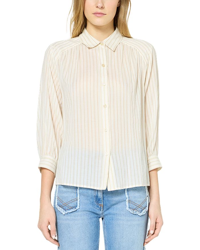 

Блузка Удьяна Gerard Darel, коричневый/бежевый