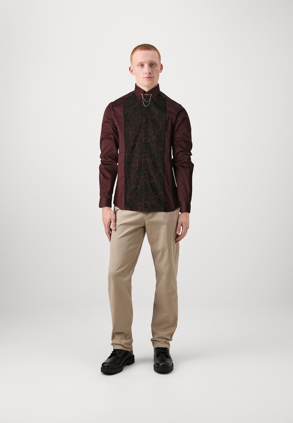 

Рубашка FORM SHIRT Twisted Tailor, Бордо