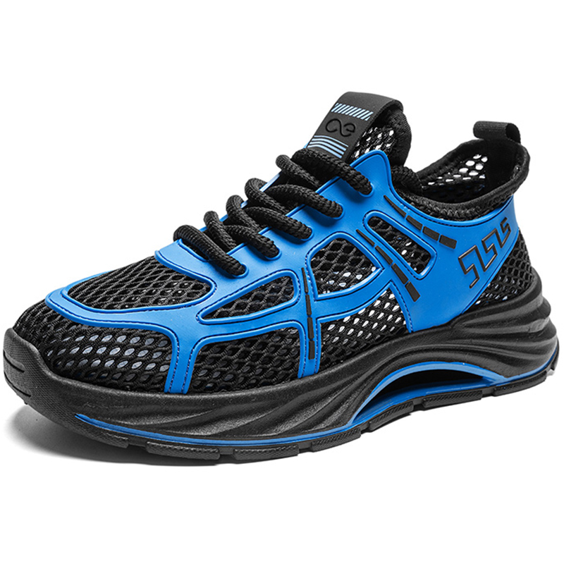 

Низкие повседневные туфли мужские LINGPAO, Black Blue