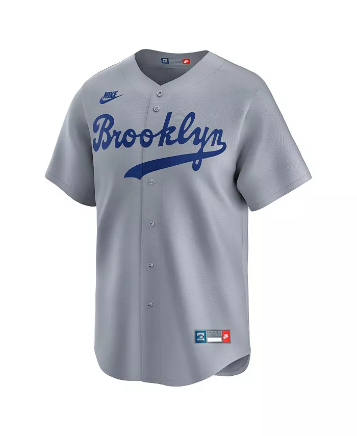 Мужская белая ретро-джерси Brooklyn Dodgers из коллекции Cooperstown Limited Nike — фото 3