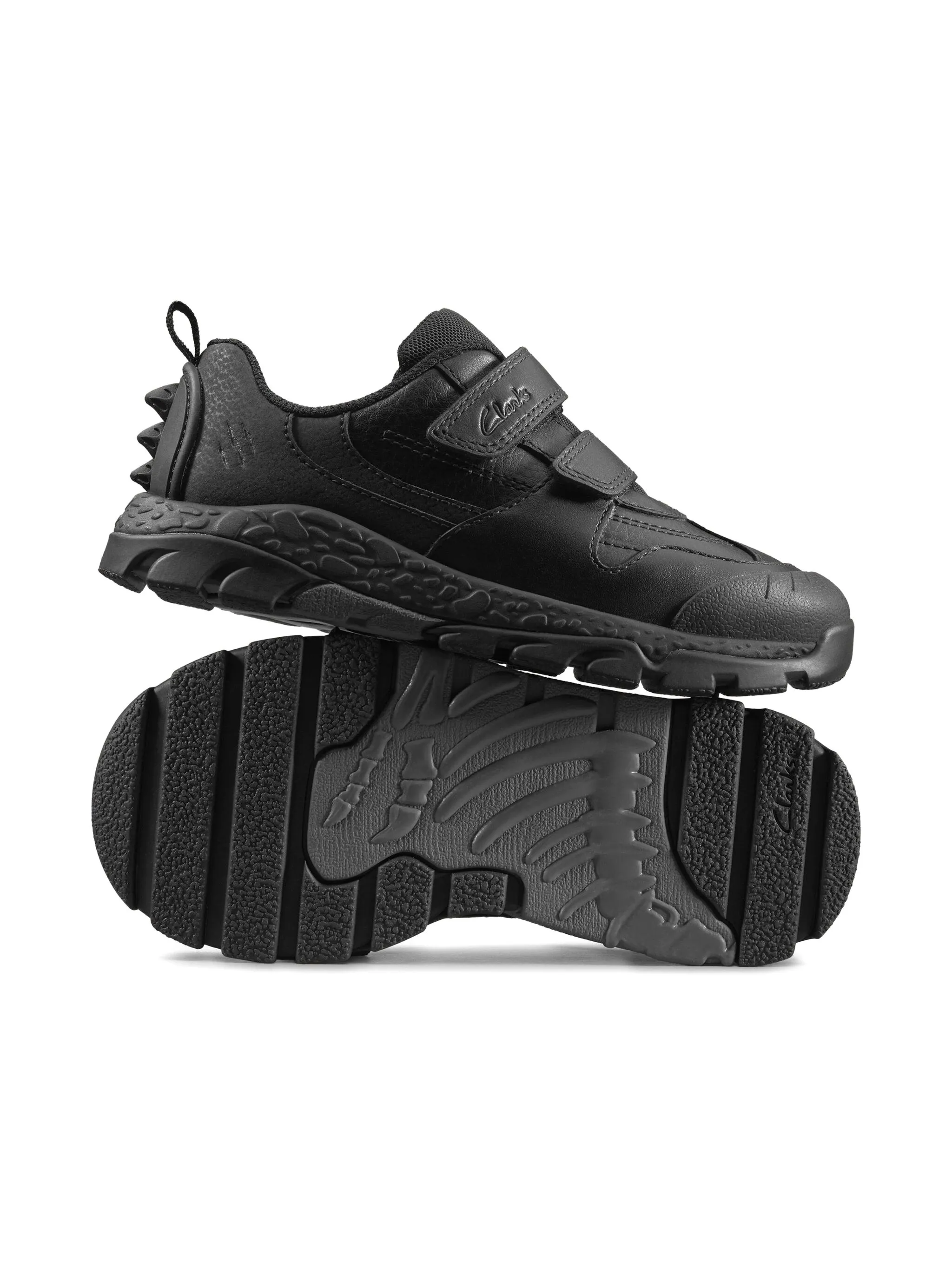 

Кроссовки Steggy 2 Pace на липучках Clarks Kids, черный