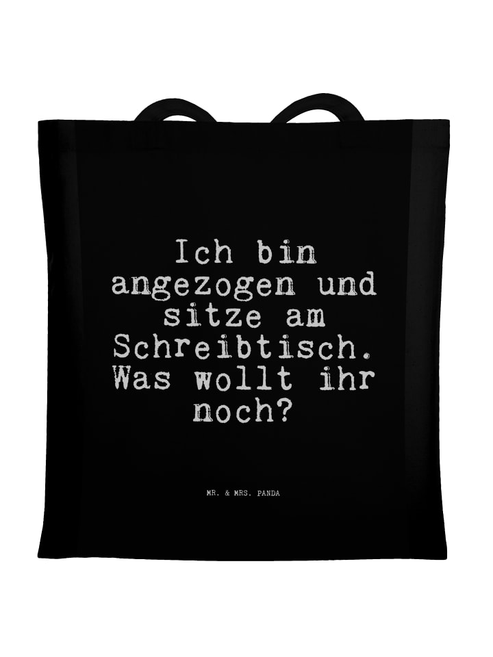 

Mr. & Mrs. Panda Сумка-шоппер. Я одет и... с надписью черным шрифтом