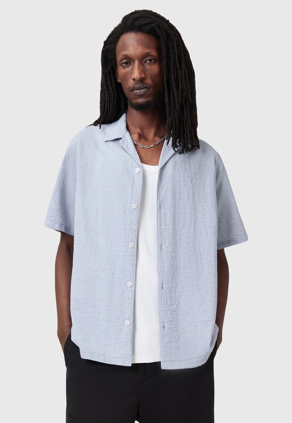 

Рубашка VALMER AllSaints, синий