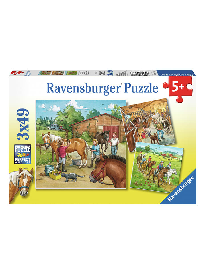 

Пазл "Моя конюшня" из 3 частей по 49 деталей - для детей от 5 лет и старше