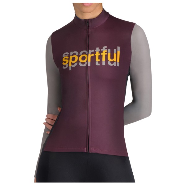 

Женская термомайка с логотипом supergiara - велосипедная майка Sportful, бордовый