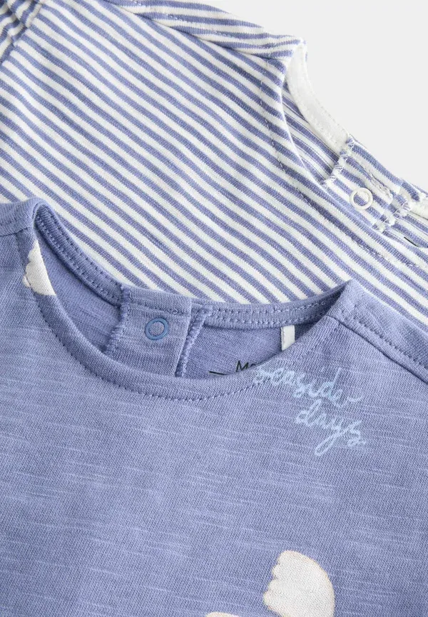Платье трикотажное в полоску Seaside stripe Marks & Spencer, голубая смесь — фото 2