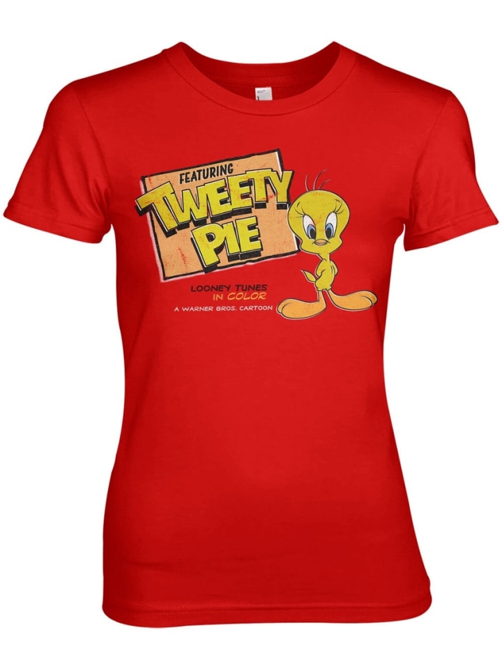 

Футболка Tweety Pie Girly Tee Looney Tunes , красный