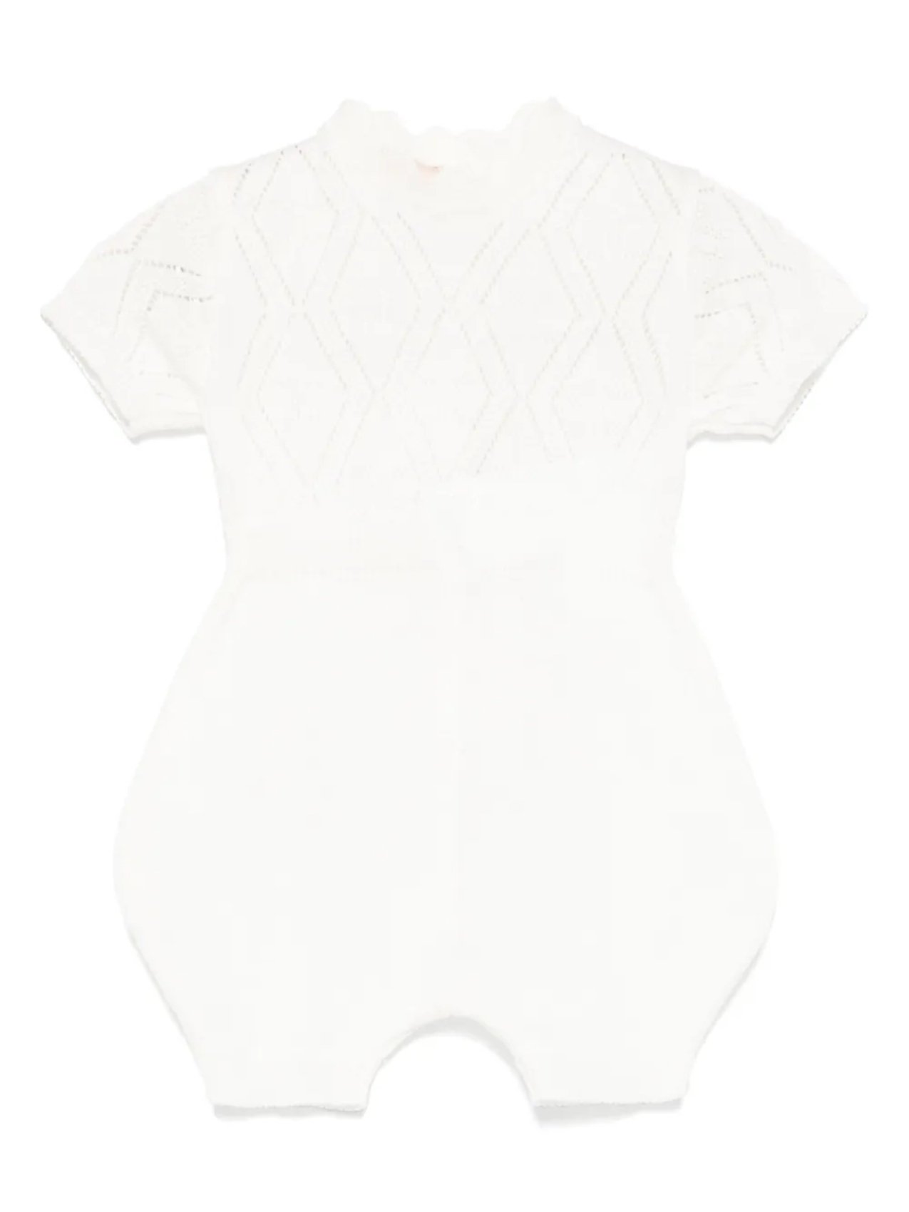 

Elisabetta Franchi La Mia Bambina вязаные шорты, белый