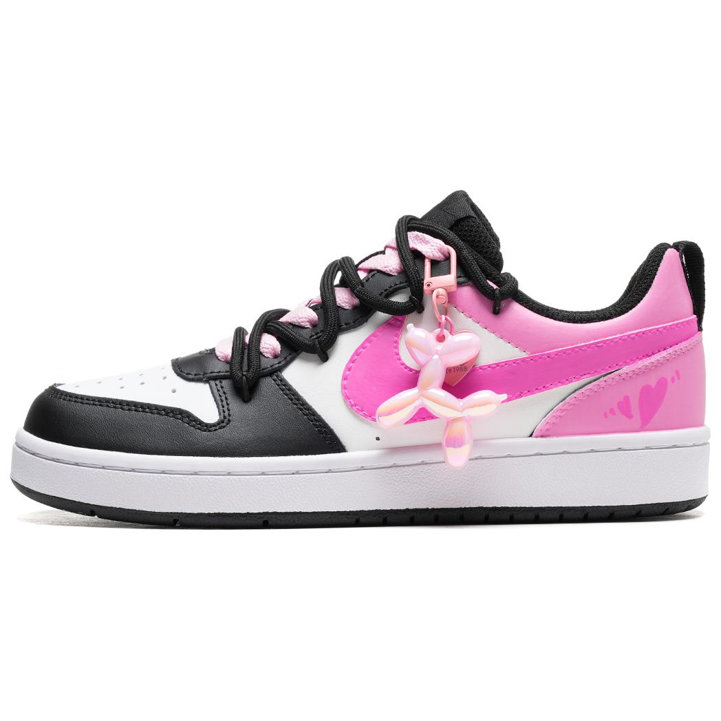 

Кроссовки Nike Court Borough 2 Skateboard Shoes Women's Low-Top Black Pink, черный/розовый