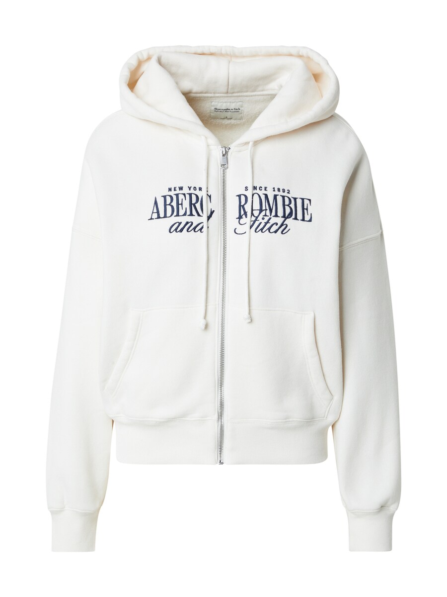 

Толстовка с капюшоном на молнии Abercrombie & Fitch, светло-бежевый