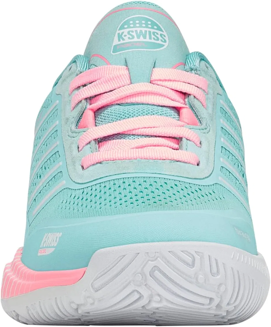 Кроссовки для падел K-Swiss Ultra Court, Soft Neon Blue/White/Neon Bubble Gum — фото 2