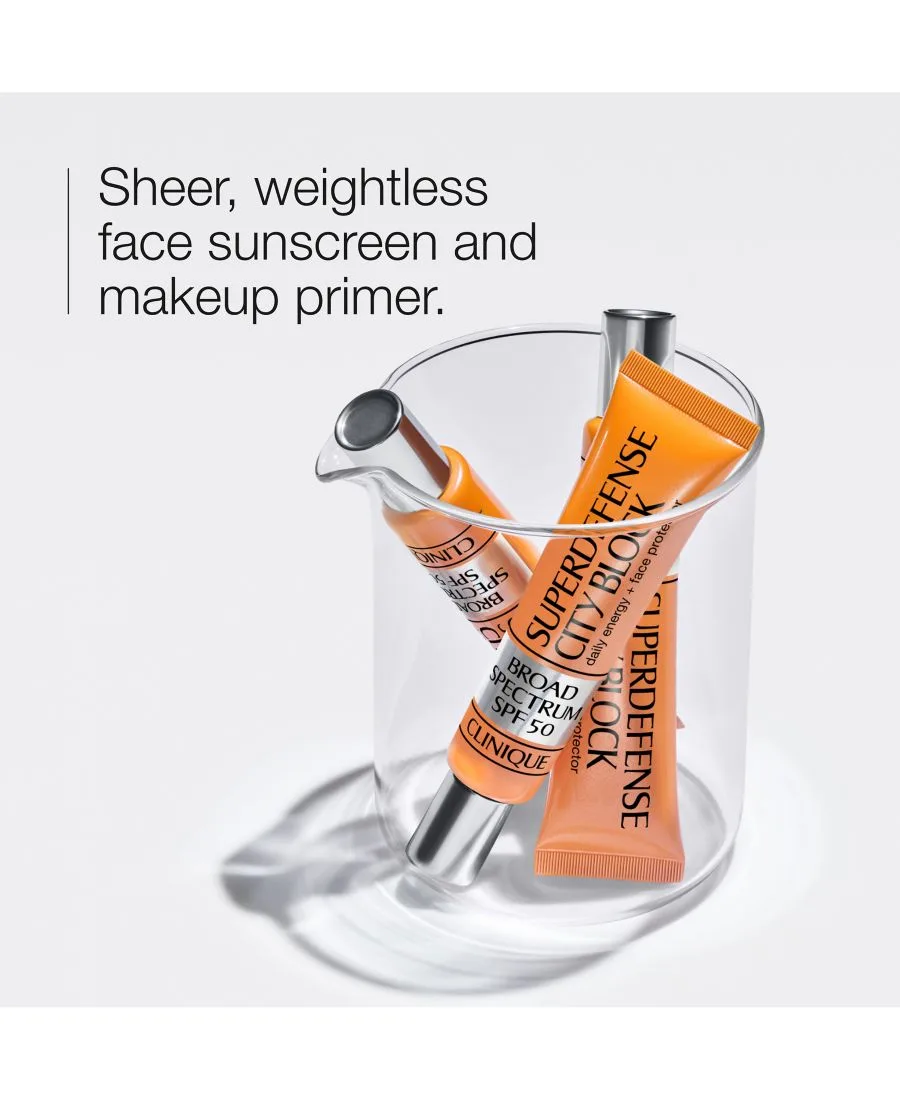 Clinique Superdefense City Block Broad Spectrum SPF 50 Daily Energy + Face Protector, 1.3 унции — фото 2