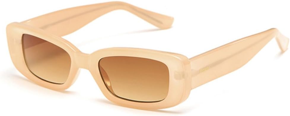 

Винтажные прямоугольные солнцезащитные очки для женщин и мужчин в стиле ретро с мраморным рисунком, женские солнцезащитные очки с защитой от УФ-излучения UV400 LANGSER, Jelly Beige Tea