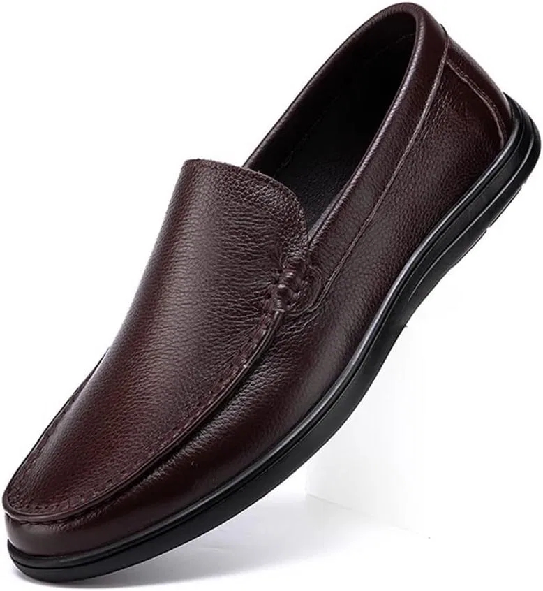 Мокасины кожаные Loafers Brown SayfuR — фото 3