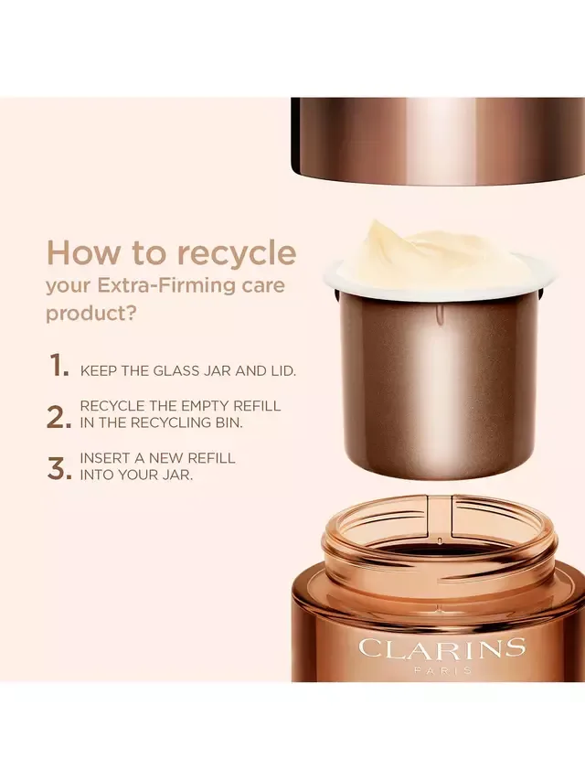 Сыворотка Clarins — Дневной для интенсивного укрепления кожи, для всех типов кожи, сменный блок, 50 мл — фото 4