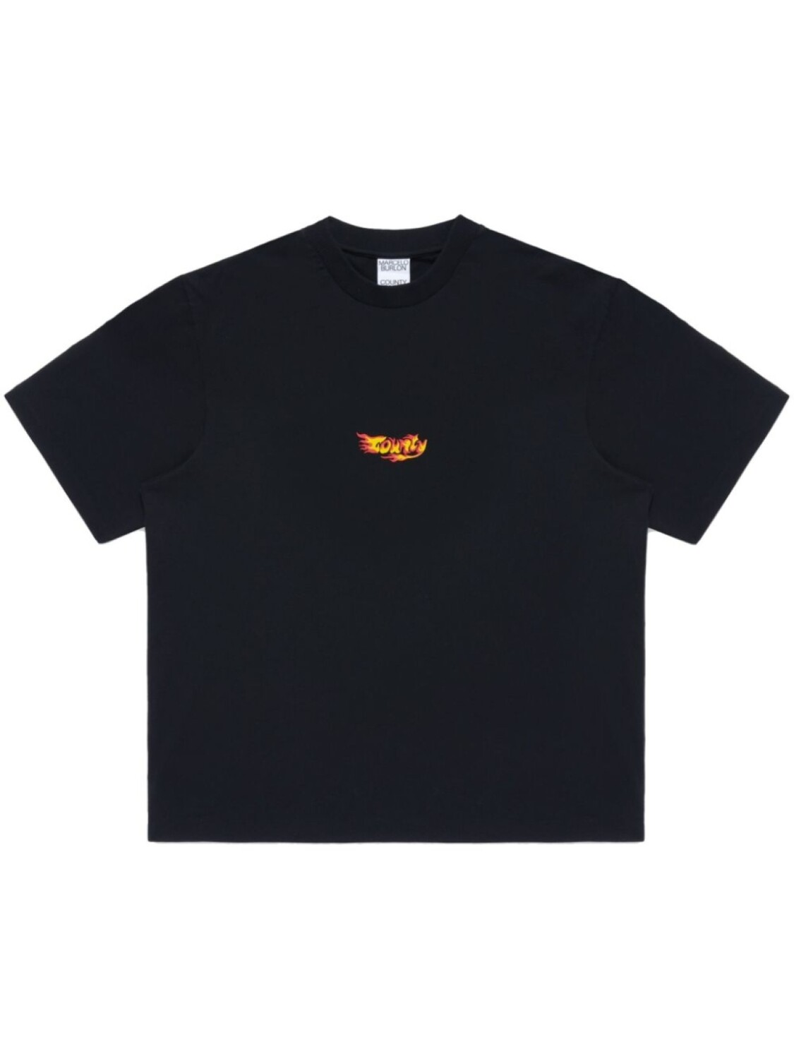 

Футболка County Flame Marcelo Burlon County of Milan, черный