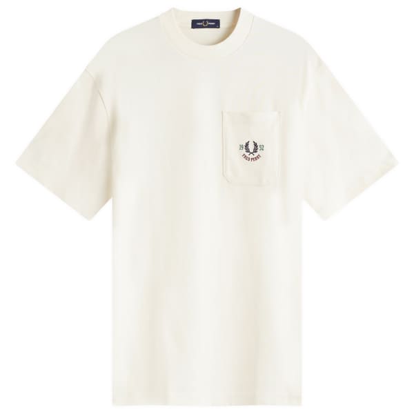 

Свободная футболка 1952 года Fred Perry, экрю