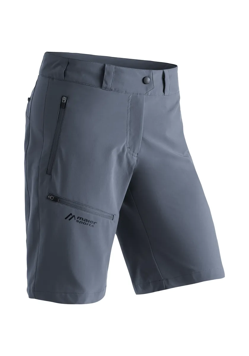 

Функциональные шорты Maier Sports "Latit Short W", экологически чистые функциональные шорты из эластичного материала, серый