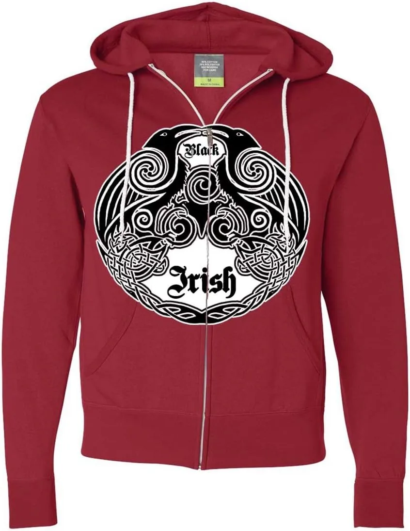 

Толстовка с молнией Dolphin Shirt Co Dual Raven Black Irish Two Tone