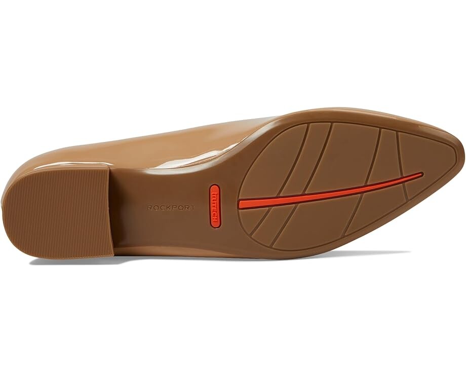 Туфли на плоской подошве Rockport Taren, цвет Medium Natural Patent — фото 3