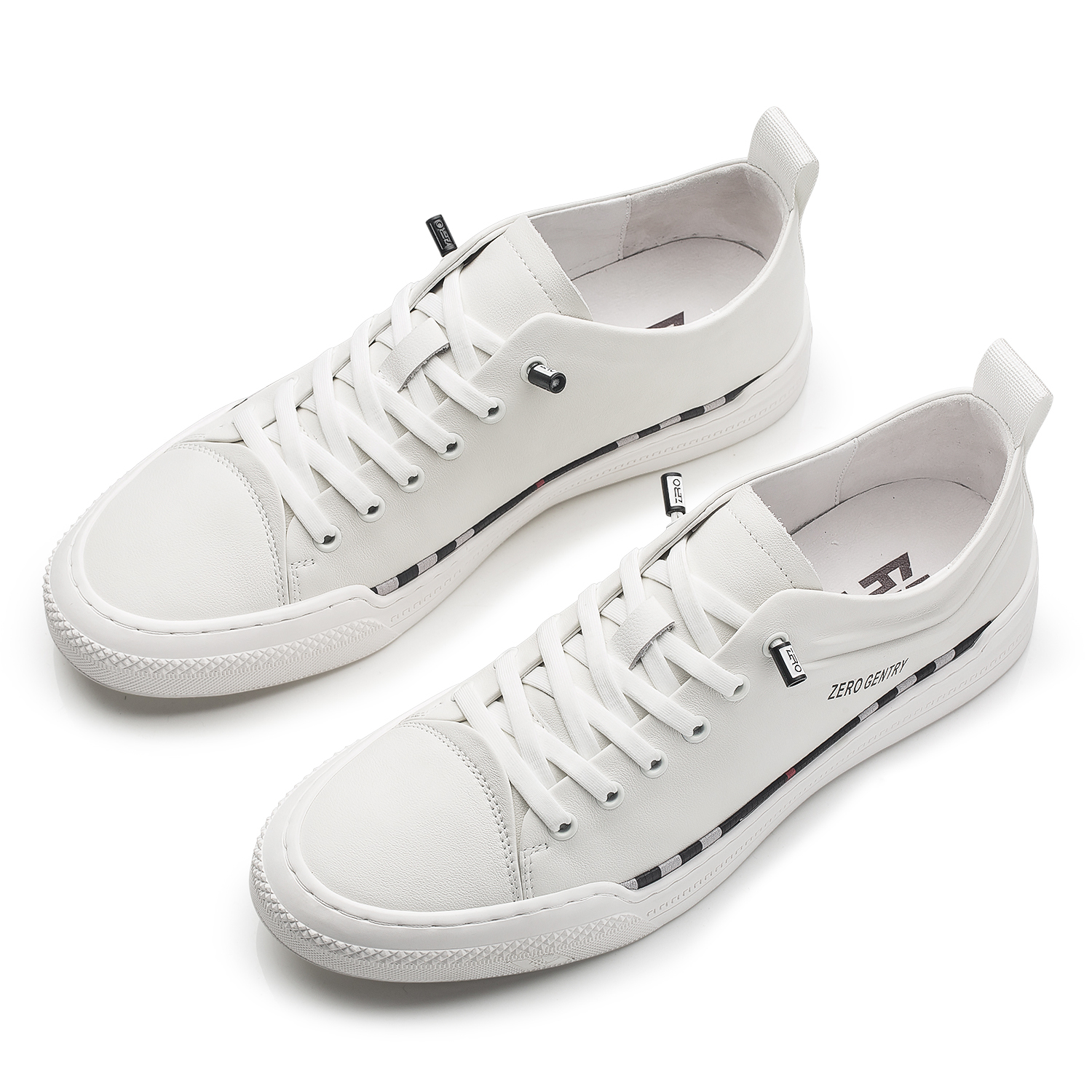 Стильные скейтерские кроссовки мужские ZRO, белый (subscribe to the store and take a screenshot, comes with insole) — фото 4