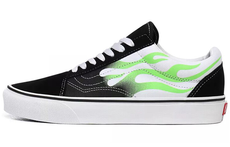 

Кроссовки Vans Old Skool Flame Black True White