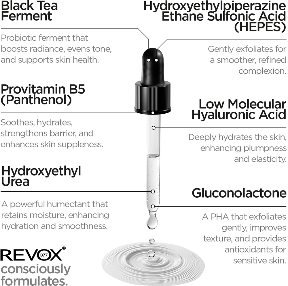 Сыворотка Revox B77 — Skintreats биотический активатор обновления кожи, разглаживающая отшелушивающая с, 30 мл — фото 3