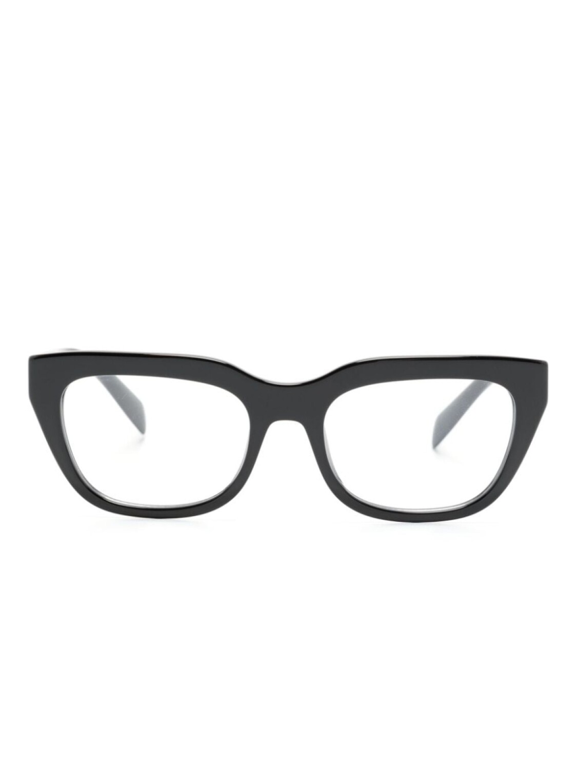 

Prada Eyewear очки в квадратной оправе с логотипом, черный