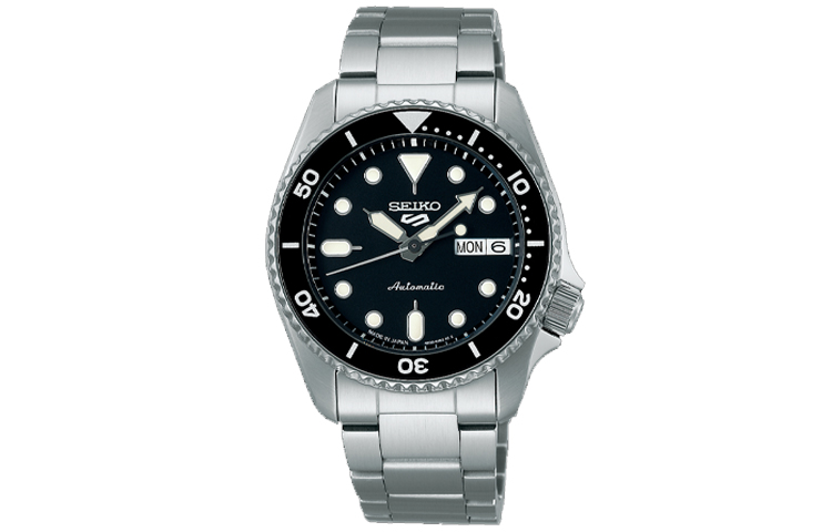 

Автоматический механизм Нержавеющая сталь Ремешок Часы 38 мм Мужские часы Черный циферблат SRPK29K1 SEIKO