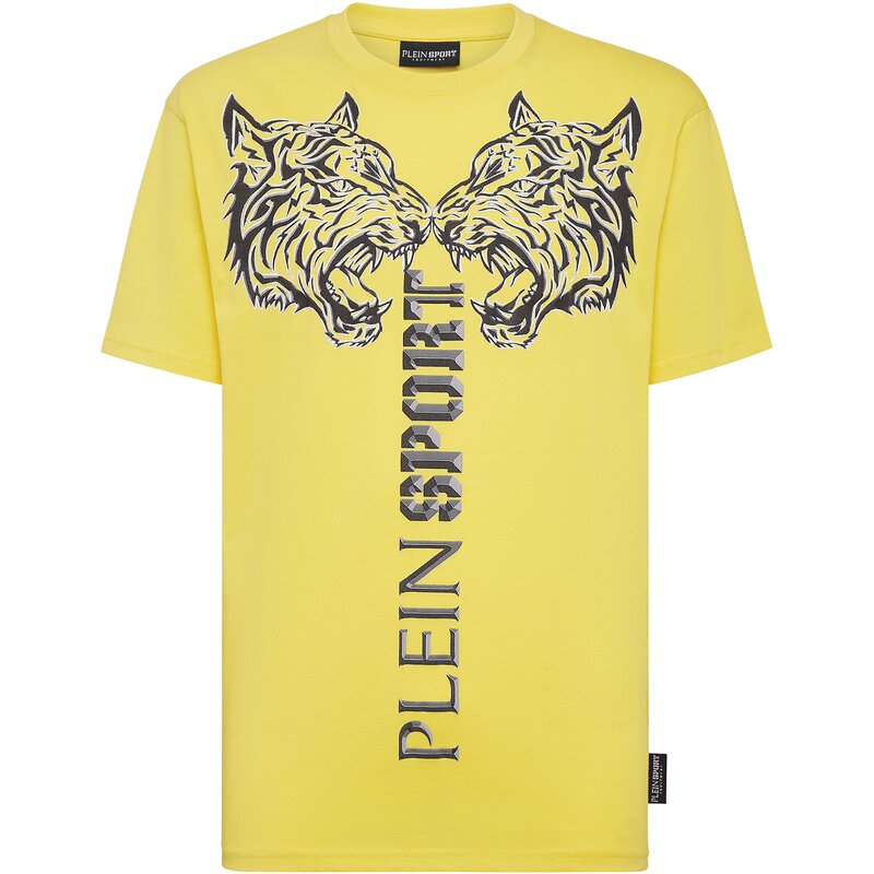

Футболка с тигром Plein Sport, желтый
