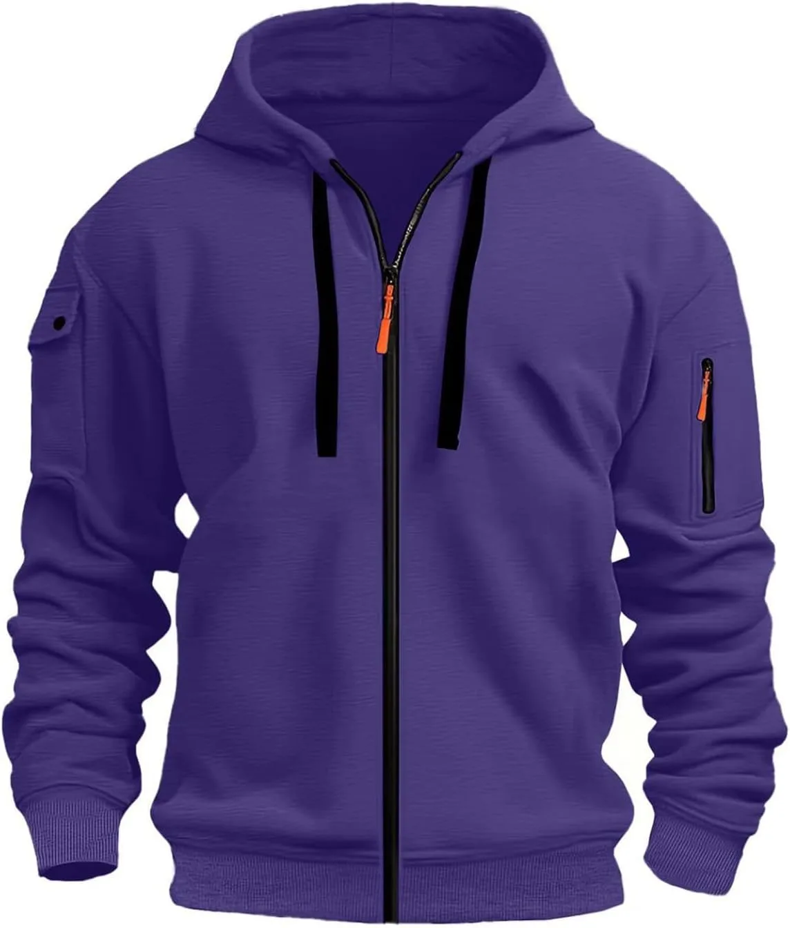 

Мужская толстовка с капюшоном, карго, на молнии YSERB