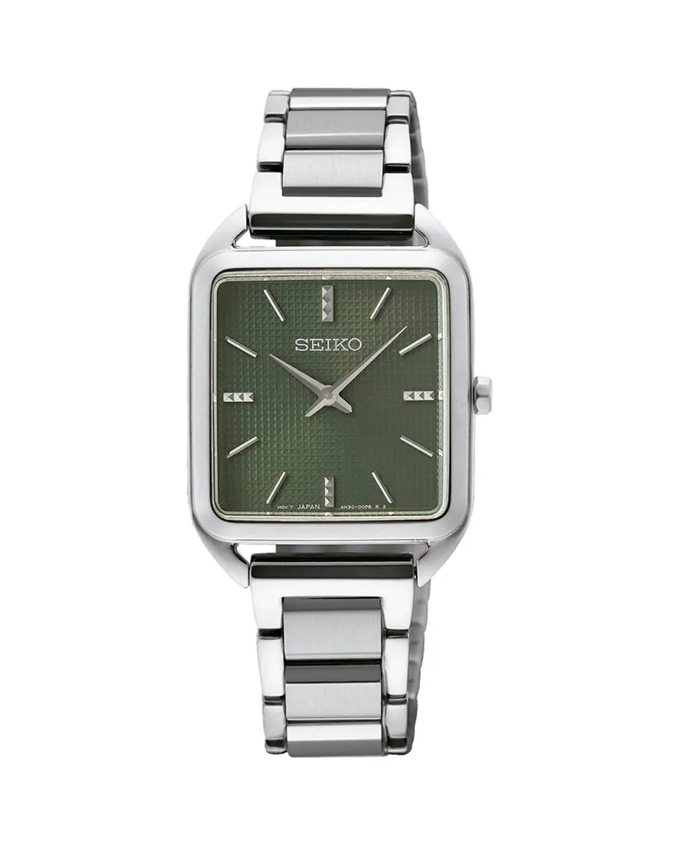 

Женские часы SWR075P1 из стали и серебряного ремешка Seiko, серебряный