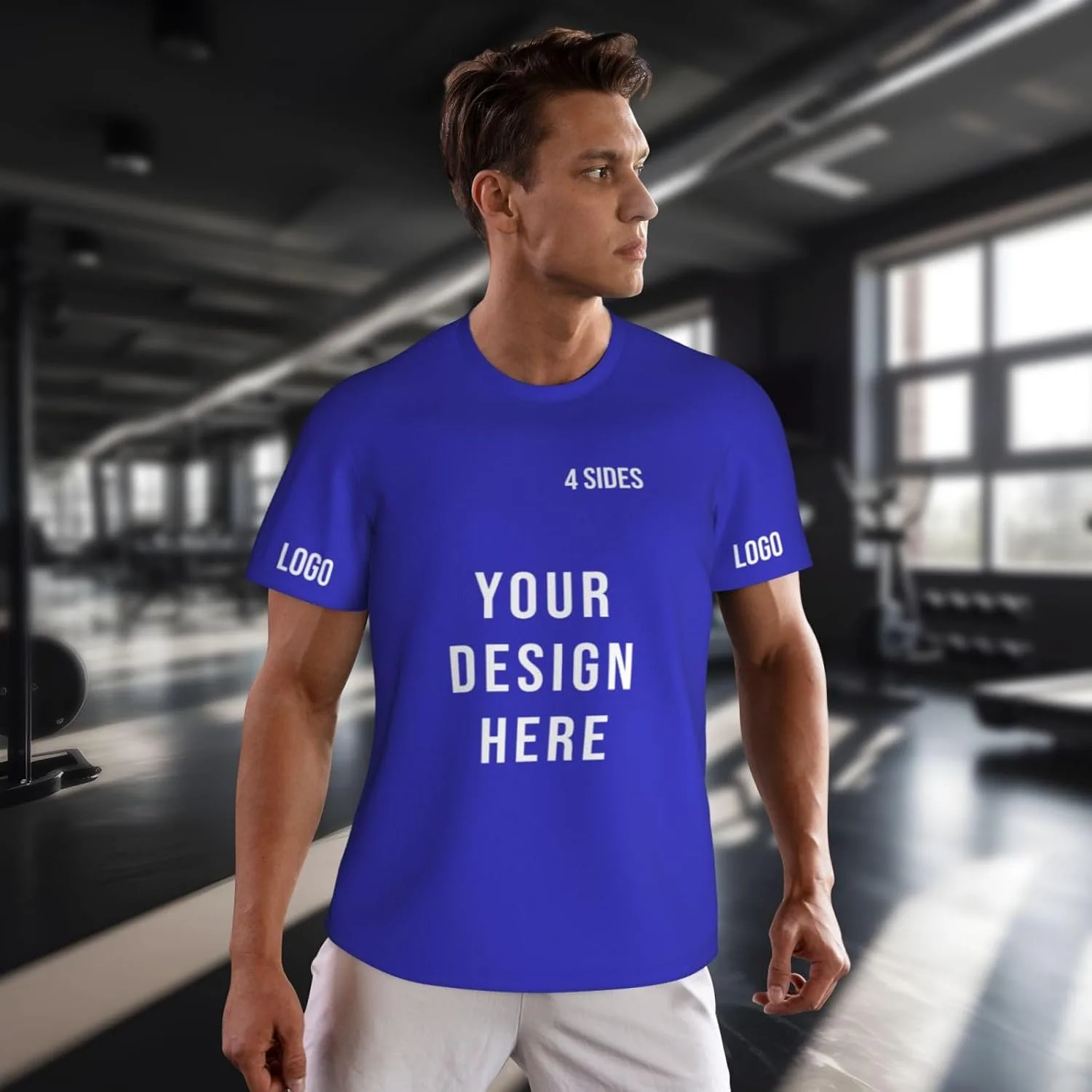 Футболка Custom с логотипом и текстом на 4 сторонах — фото 3