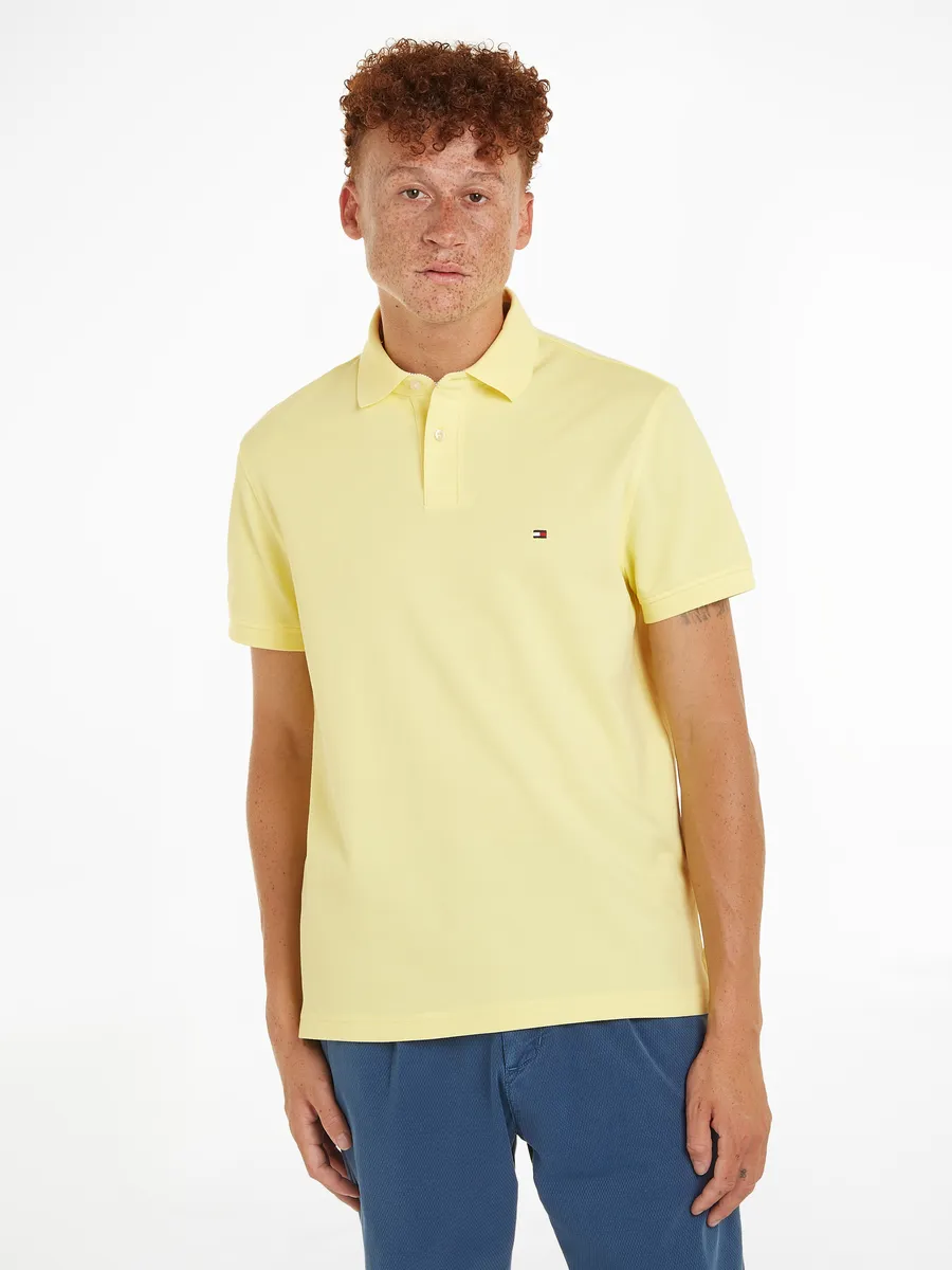 

Рубашка-поло Tommy Hilfiger "1985 REGULAR POLO", из пике, желтый