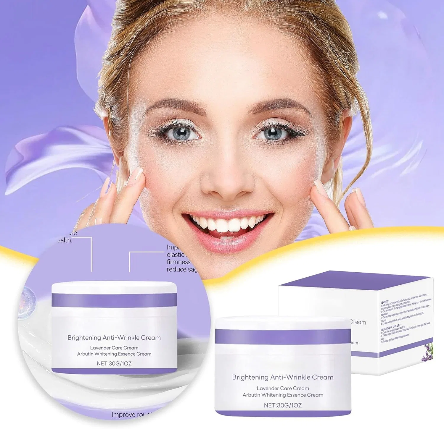 Крем для лица от морщин с коллагеном, Vaseline, 58 г Generic — фото 3