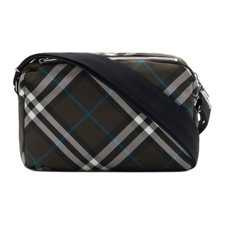 Burberry Полиэстеровая сумка через плечо, кроссбоди мужская Gray Brown — фото 3