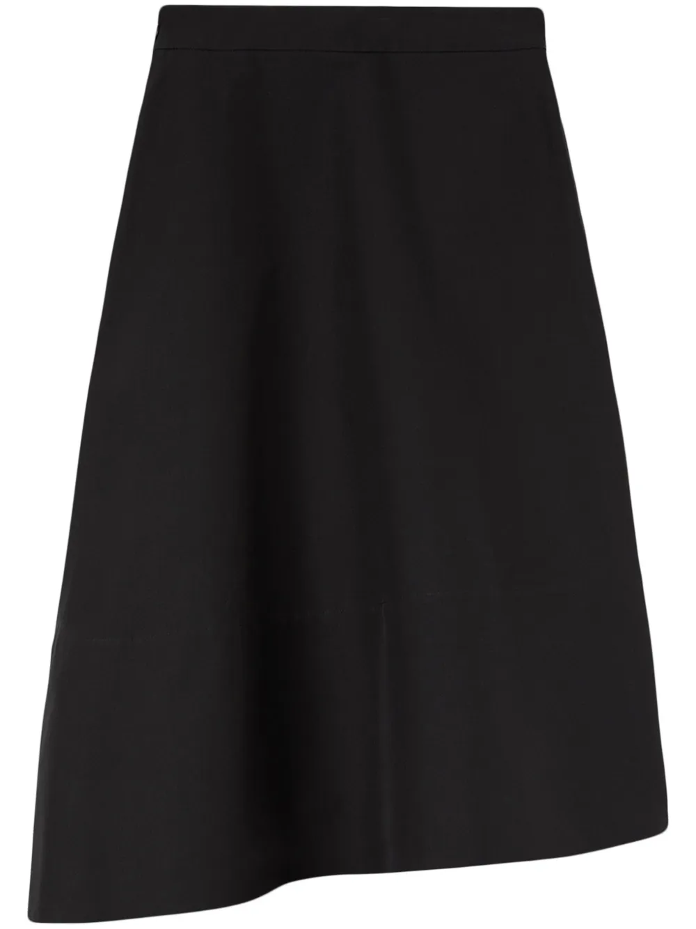 

Юбка миди асимметричного кроя JIL SANDER, черный