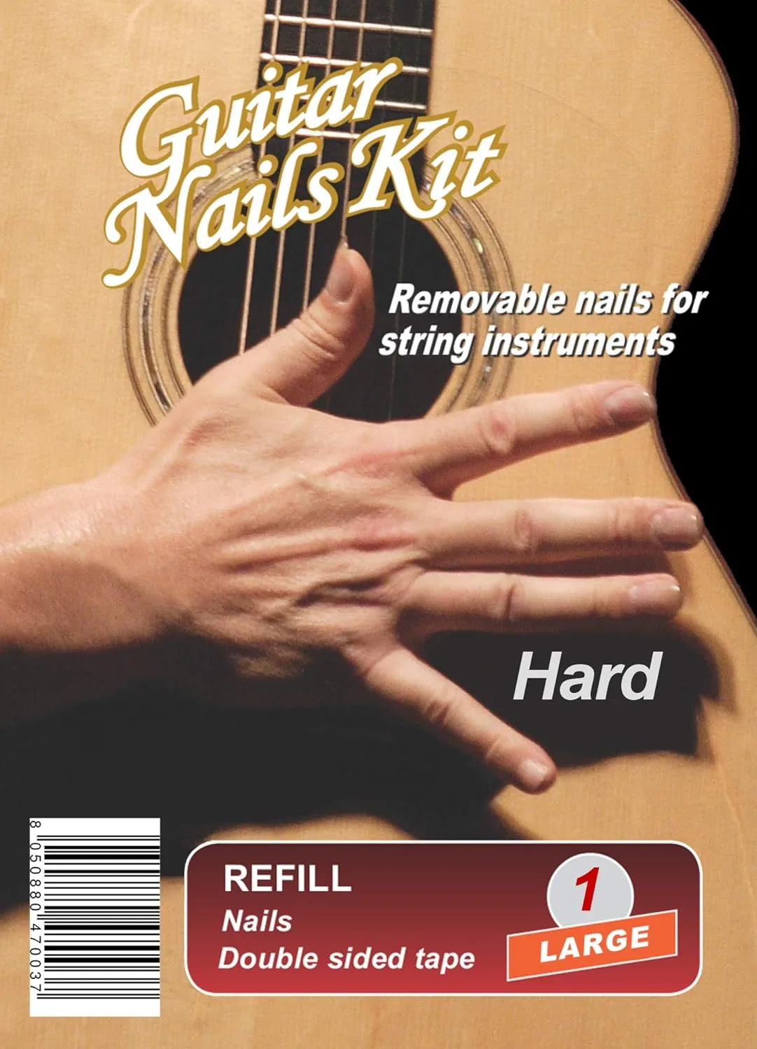 Сменные накладные ногти для гитары Guitar Nails Refill Hard (1) Large Gnk