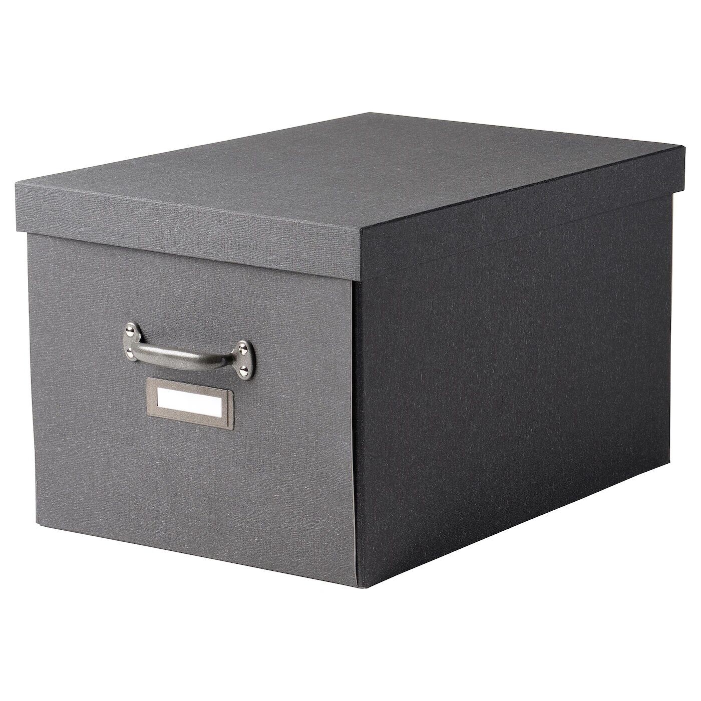 

Коробка с крышкой, темно-серая, 35х56х30 см, TJOG IKEA
