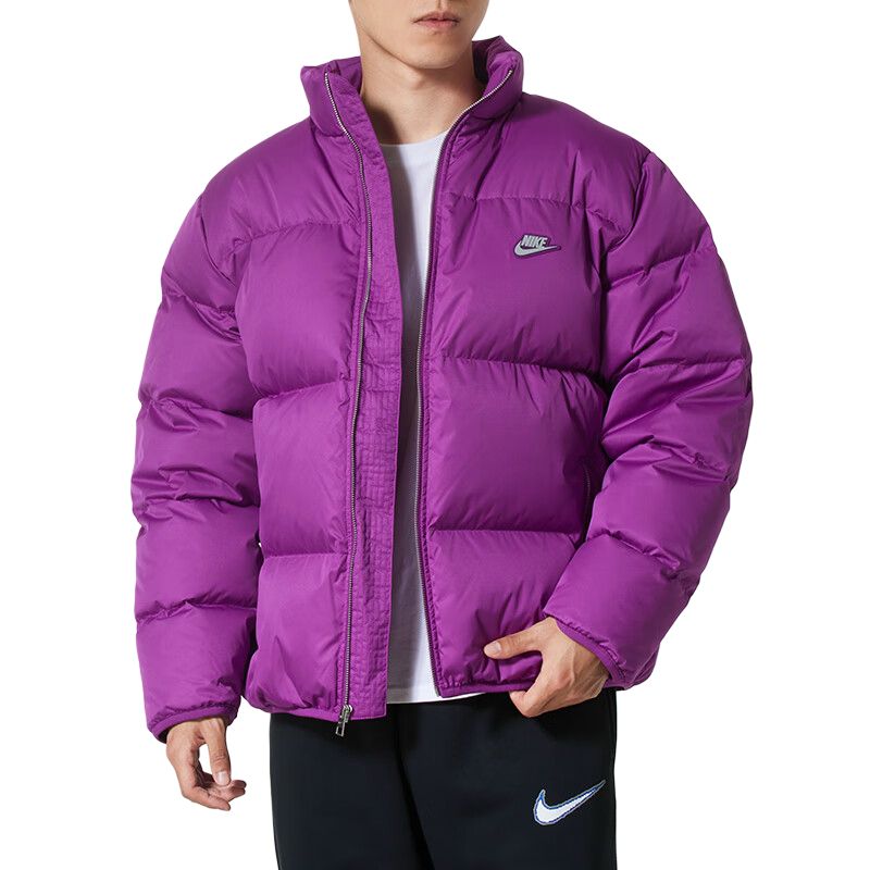 Куртка пуховая Sportswear Club мужская Nike, фиолетовый — фото 3