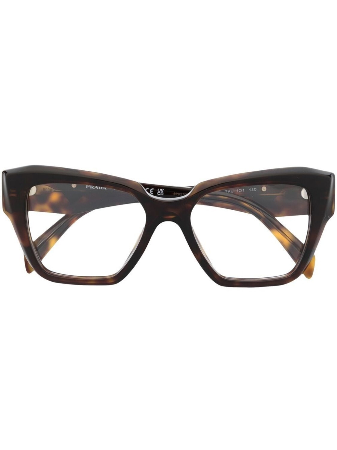

Prada Eyewear очки с логотипом, коричневый